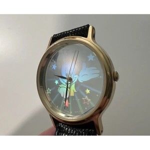 Lorus Disney Mickey Mouse Watch V515-8A00 Holographic Band Tested New Battery